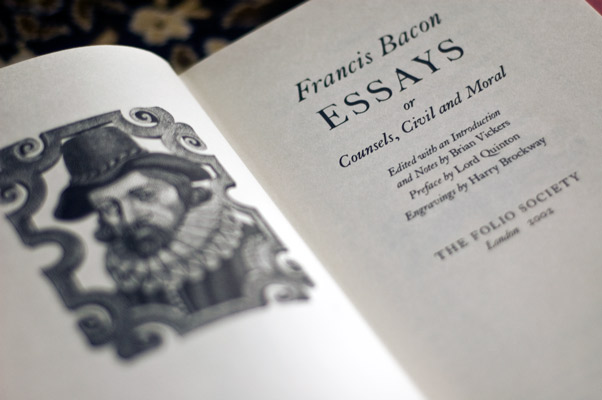 essay written by francis bacon