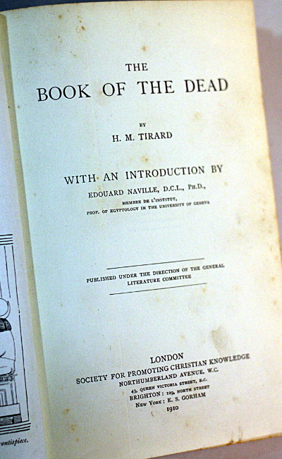 The Book of the Dead – H. M. Tirard (1910) (1st edition) – GOHD Books