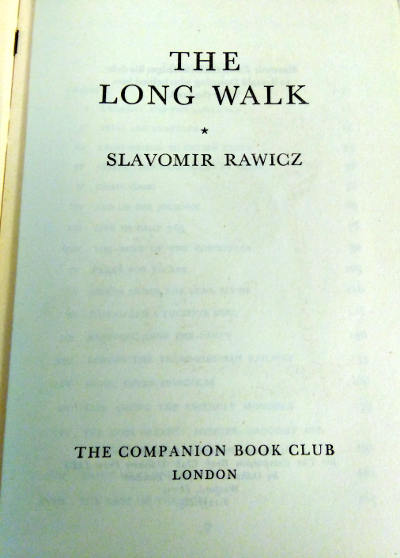 Long Walk by Slavomir Rawicz