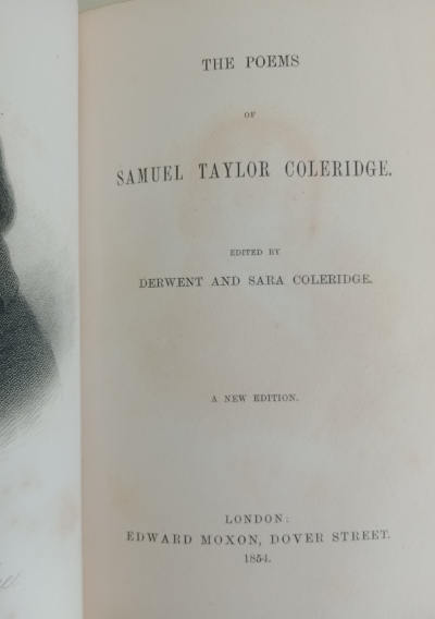 The Poems of Samuel Taylor Coleridge (1854)